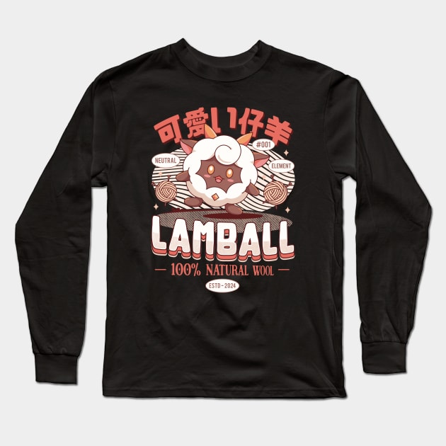 Lamball Wool Emblem Long Sleeve T-Shirt by Lagelantee